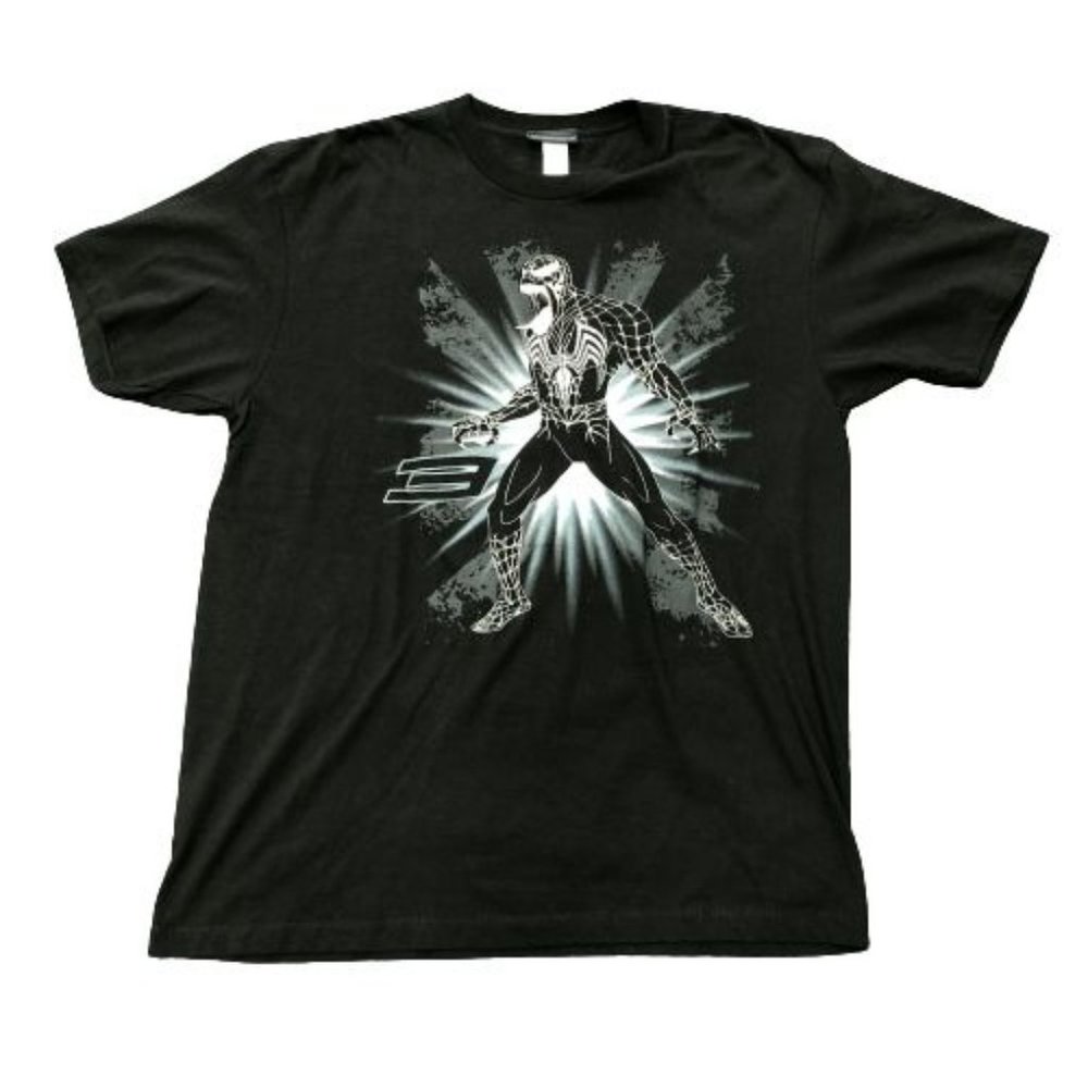 Vintage Pre-Owned Spider Man 3 Venom Black T-Shirt - Size XL